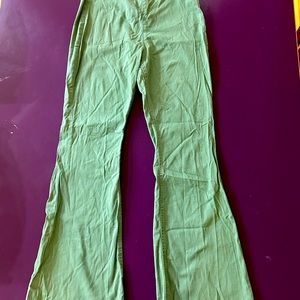 Green, flare pants fron Tinseltown size 9